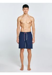 Big-Star - Szorty kąpielowe granatowe Rafiw 403. Kolor: niebieski. Długość: długie #3