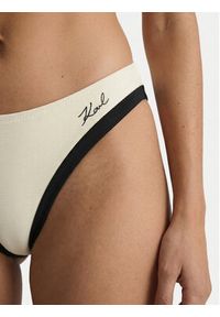 Karl Lagerfeld - KARL LAGERFELD Dół od bikini B2W46023 Beżowy jasny. Kolor: beżowy. Materiał: syntetyk #4