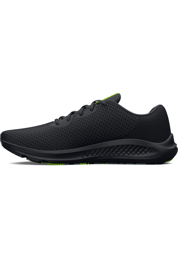 Buty do biegania męskie Under Armour Charged 3 Pursuit. Kolor: wielokolorowy, żółty, czarny. Materiał: guma, materiał, tkanina, syntetyk