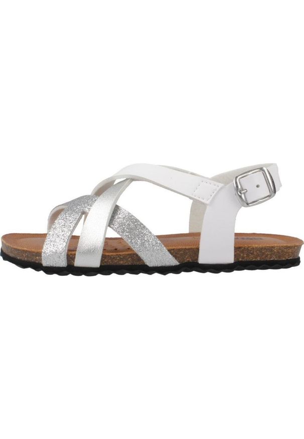 Geox - Sandały GEOX J SANDAL CHILENE GIR Biały. Kolor: biały. Materiał: syntetyk, tkanina. Sezon: lato