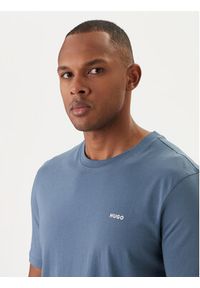 Hugo - HUGO T-Shirt Dero222 50466158 Niebieski Regular Fit. Kolor: niebieski. Materiał: bawełna #4