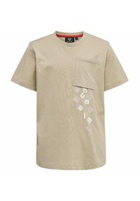 Koszulka sportowa dla dzieci Hummel hml Marcel. Kolor: brązowy