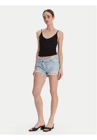 Guess Jeans Szorty jeansowe W6GDZ8 D6364 Niebieski Regular Fit. Kolor: niebieski. Materiał: bawełna #3