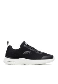 skechers - Skechers Sneakersy Winly 232007/BKW Czarny. Kolor: czarny. Materiał: materiał