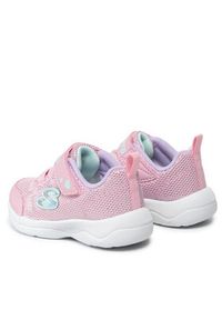 skechers - Skechers Sneakersy Easy Peasy 302885N/PKLV Różowy. Kolor: różowy. Materiał: materiał #4