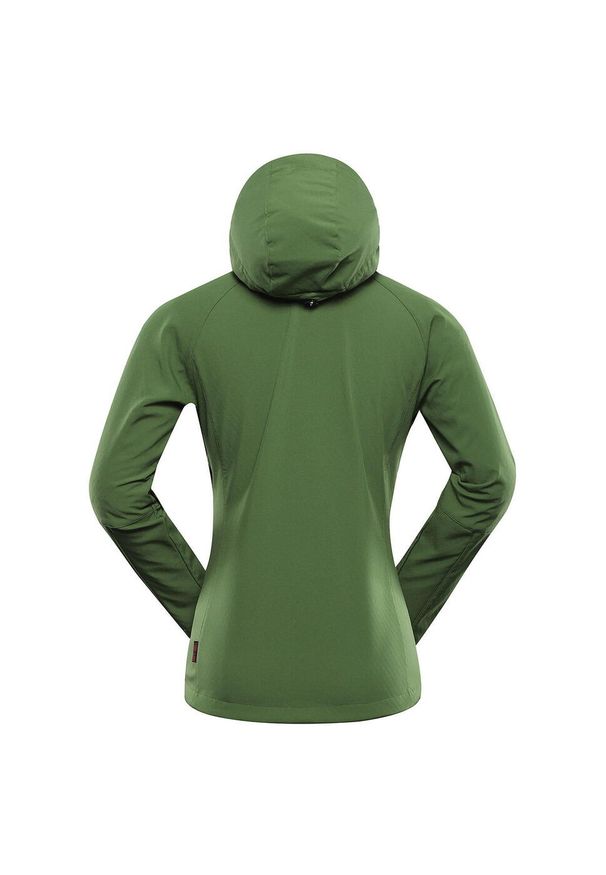 ALPINE PRO - Kurtka softshell damska Alpine Pro Hoora. Kolor: zielony. Materiał: softshell