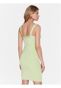 Guess Sukienka dzianinowa Mirage Anise W2YK0C Z2XY0 Zielony Slim Fit. Kolor: zielony. Materiał: dzianina, wiskoza