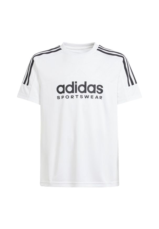 Adidas - Koszulka Tiro 24/7 Kids. Kolor: czarny, biały, wielokolorowy. Materiał: materiał. Sport: joga i pilates