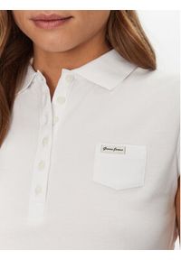 Guess Jeans Polo W5GP24 KCYR1 Biały Regular Fit. Typ kołnierza: polo. Kolor: biały. Materiał: bawełna #2