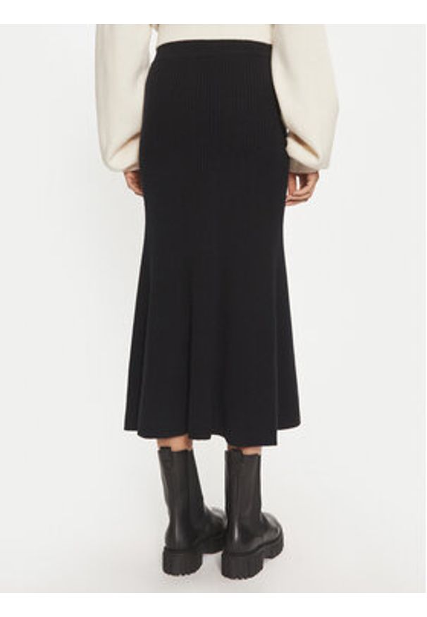 Calvin Klein Spódnica midi K20K207688 Czarny Regular Fit. Kolor: czarny. Materiał: wełna