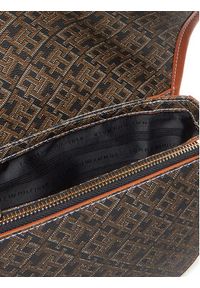 TOMMY HILFIGER - Tommy Hilfiger Torebka Th Monoplay Leather Saddle Bag AW0AW17414 Czarny. Kolor: czarny. Materiał: skórzane #3