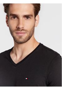 TOMMY HILFIGER - Tommy Hilfiger T-Shirt Core Stretch MW0MW27540 Czarny Slim Fit. Kolor: czarny. Materiał: bawełna #3