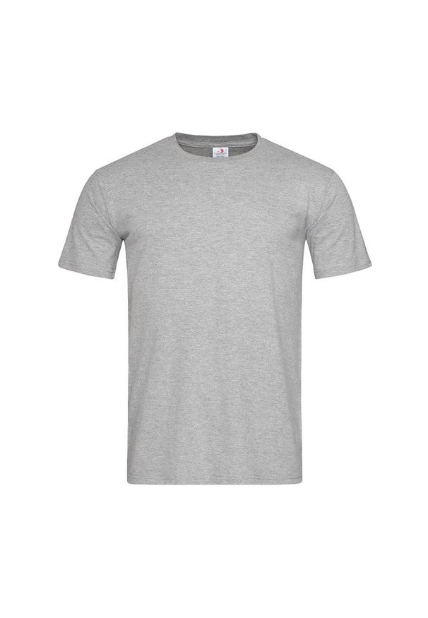 Stedman - Męska Koszulka Classic Heather Fitted T-shirt. Kolor: szary