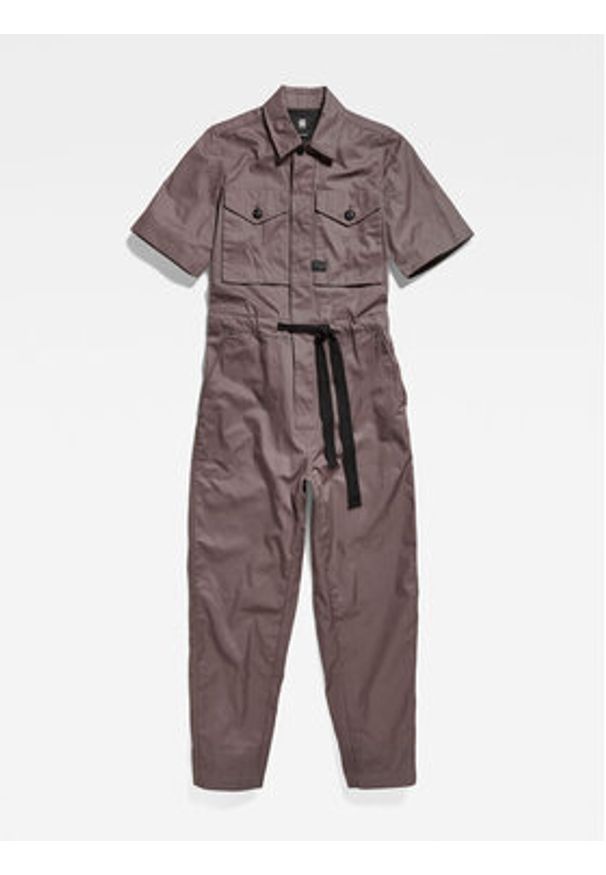 G-Star RAW - G-Star Raw Kombinezon D22536-D194-4751 Brązowy Regular Fit. Kolor: brązowy. Materiał: bawełna