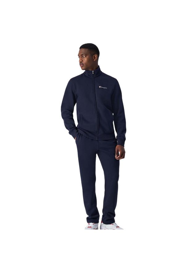 Champion - Dres Męski 220288 KK001. Kolor: niebieski. Materiał: dresówka