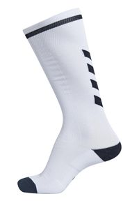 Skarpety sportowe dla dorosłych Hummel Elite Indoor Sock High. Kolor: biały, wielokolorowy, czarny