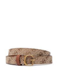 Guess Pasek Damski Aviana Belts BW7682 VIN20 Brązowy. Kolor: brązowy. Materiał: materiał #1