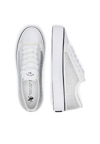 Beverly Hills Polo Club Trampki BHPC058W Biały. Kolor: biały. Materiał: skóra, syntetyk #8