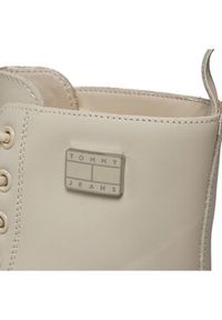 Tommy Jeans Trapery Tjw Chunky Leather Boot EN0EN02503 Beżowy. Kolor: beżowy. Materiał: skóra #6