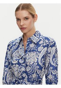 Luisa Spagnoli Sukienka koszulowa Pandoro 542129 Niebieski Regular Fit. Kolor: niebieski. Materiał: bawełna. Typ sukienki: koszulowe #4