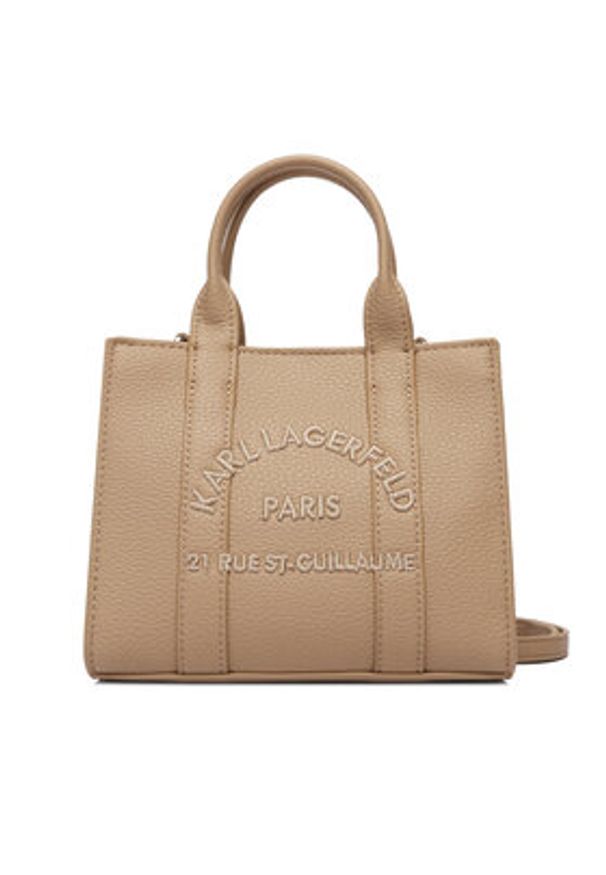 Karl Lagerfeld - KARL LAGERFELD Torebka B1W30042 Brązowy. Kolor: brązowy. Materiał: skórzane