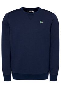 Lacoste Bluza SH9604 Granatowy Regular Fit. Kolor: niebieski. Materiał: syntetyk