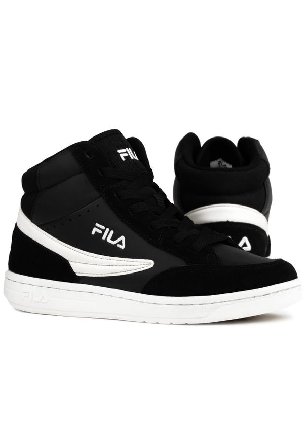 Buty damskie sportowe za kostkę Fila CREW MID TEENS. Wysokość cholewki: za kostkę. Kolor: biały, czarny, wielokolorowy. Sport: turystyka piesza