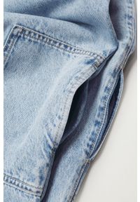 mango - Mango Sukienka jeansowa LEXIA mini prosta. Okazja: na co dzień. Kolor: niebieski. Materiał: jeans. Długość rękawa: na ramiączkach. Typ sukienki: proste. Styl: casual. Długość: mini #2