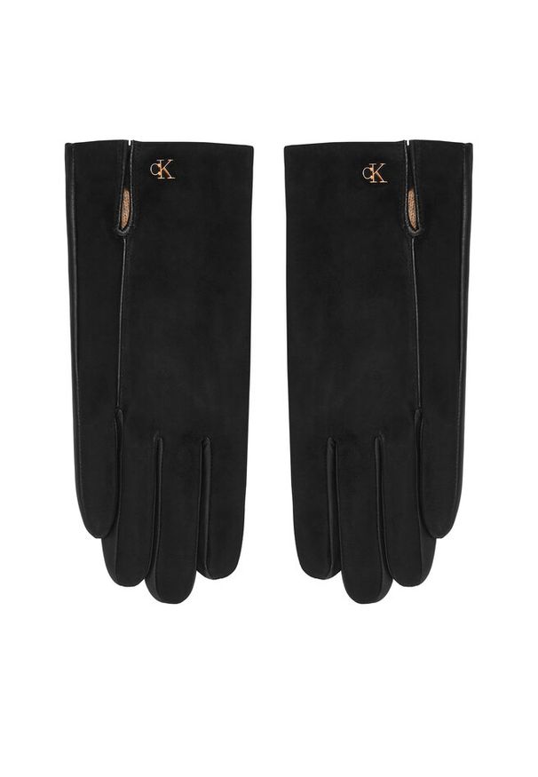 Rękawiczki Damskie Calvin Klein. Kolor: czarny