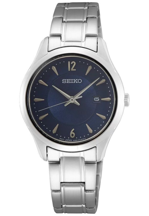 Seiko - Zegarek Damski SEIKO Classic SUR425P1. Styl: klasyczny