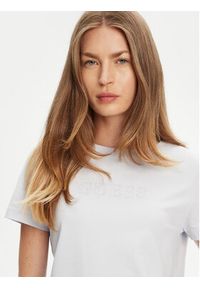 Guess T-Shirt V3BI11 J1314 Błękitny Regular Fit. Kolor: niebieski. Materiał: bawełna #4