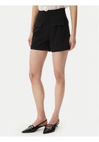 Morgan Szorty materiałowe 261-SHRIS.F Czarny Regular Fit. Kolor: czarny. Materiał: syntetyk #1