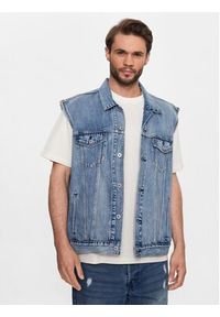 Levi's® Kamizelka A5789-0000 Niebieski Regular Fit. Kolor: niebieski. Materiał: bawełna #6