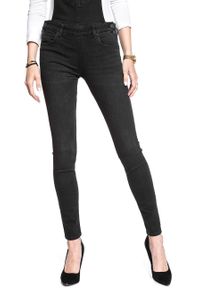 Lee - DAMSKIE OGRODNICZKI LEE SKINNY BIB CHARCOAL BLACK L39ELCLP #4