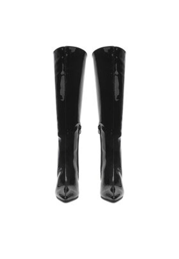 DeeZee Kozaki 197-6 Czarny. Kolor: czarny. Materiał: syntetyk, materiał