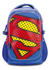 BAAGL plecak szkolny z peleryną Superman – POP. Wzór: motyw z bajki #1