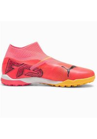 Buty piłkarskie męskie Puma Future 7 Match+ Ll Tt. Kolor: różowy. Materiał: materiał, syntetyk. Szerokość cholewki: normalna. Sport: piłka nożna