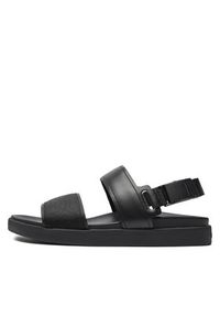 Calvin Klein Sandały Back Strap Sandal Jaq Mono Ip HM0HM01421 Czarny. Kolor: czarny. Materiał: skóra #5