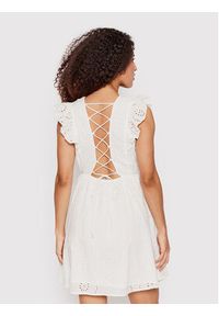 Vero Moda Sukienka letnia Naima 10263155 Biały Regular Fit. Kolor: biały. Materiał: bawełna. Sezon: lato #4