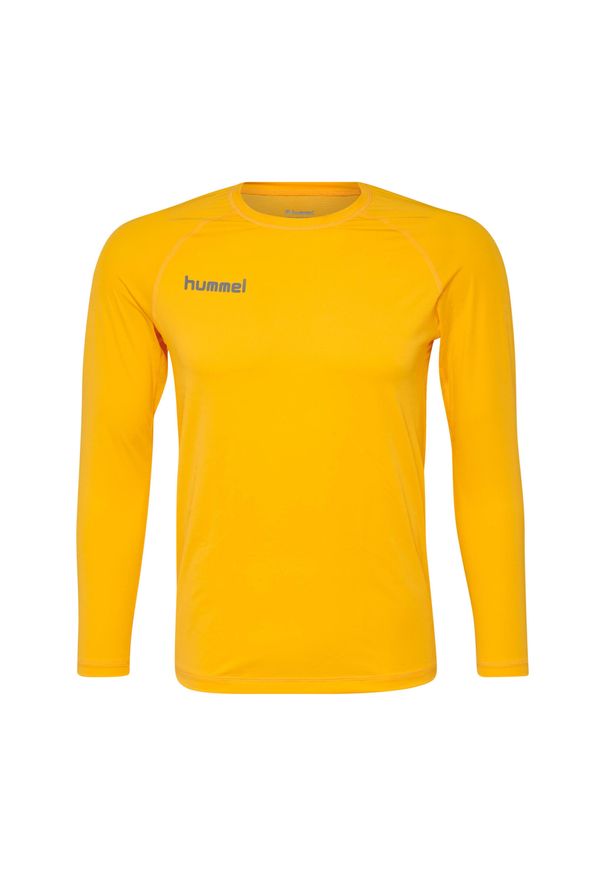 Dżersej z długim rękawem Hummel enfant Performance First HML. Kolor: żółty, pomarańczowy, wielokolorowy. Materiał: jersey. Długość rękawa: długi rękaw. Długość: długie. Sport: fitness