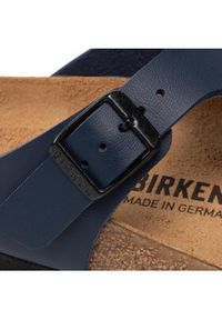 Birkenstock Japonki Gizeh 0143621 Granatowy. Kolor: niebieski. Materiał: skóra