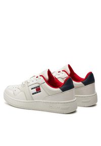 Tommy Jeans Sneakersy Tjw Retro Basket EN0EN02206 Écru. Materiał: skóra