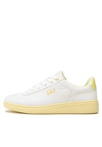 GAP - Gap Sneakersy Seattle Pop GAB001F5SWHWNYGP Biały. Kolor: biały. Materiał: skóra #4