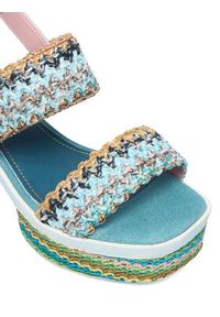 Laura Vita Sandały Noao 03 Niebieski. Kolor: niebieski. Materiał: materiał #2