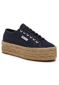 Superga Espadryle 2790 Rope S51186W Granatowy. Kolor: niebieski. Materiał: materiał #6