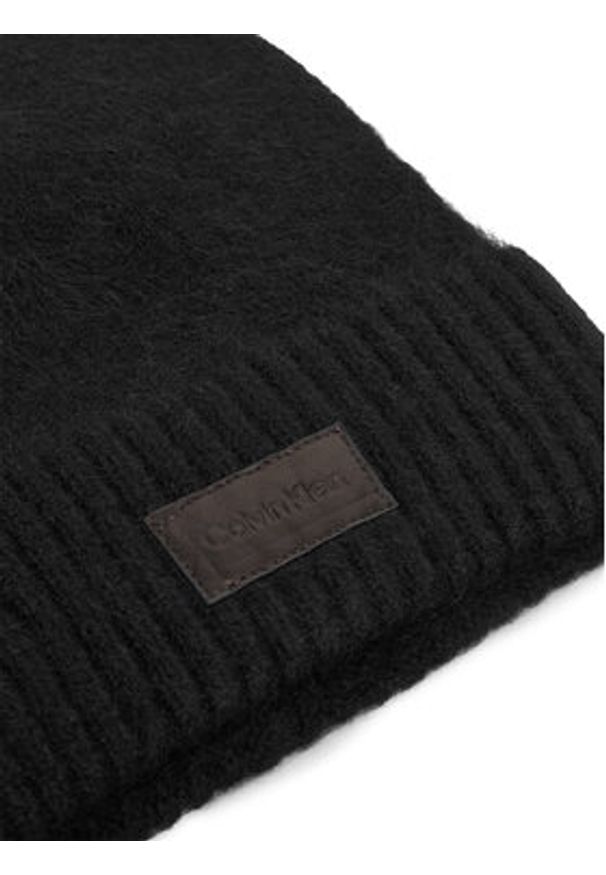 Calvin Klein Czapka K60K612594 Czarny. Kolor: czarny. Materiał: wełna
