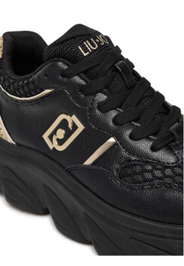 Liu Jo Sneakersy Steffy 01 BF5061 PX783 Czarny. Kolor: czarny. Materiał: skóra