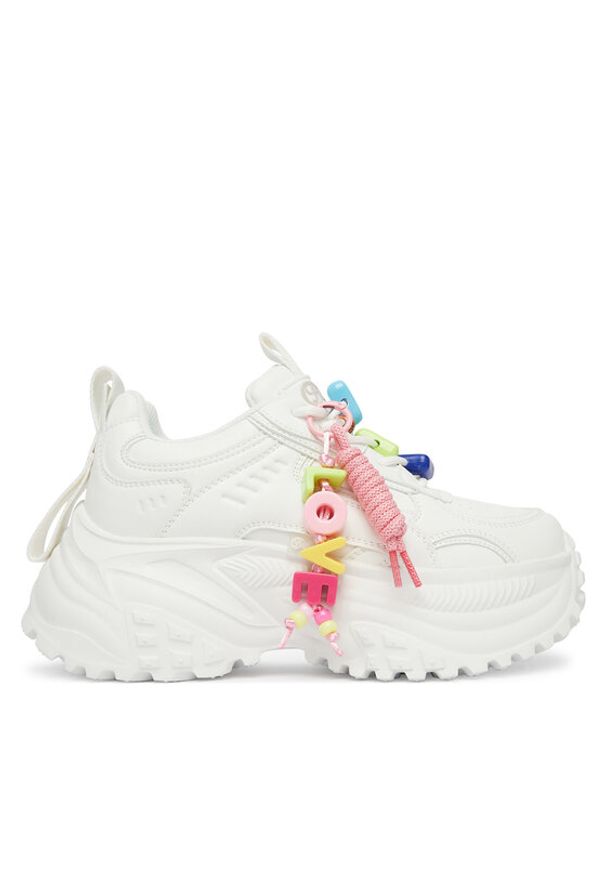 Buffalo Sneakersy Turbo Fun 1636743 Biały. Kolor: biały. Materiał: materiał