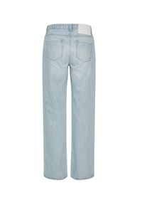 ONETEASPOON - Spodnie jeansowe z szeroką nogawką. Kolor: niebieski. Wzór: aplikacja #5