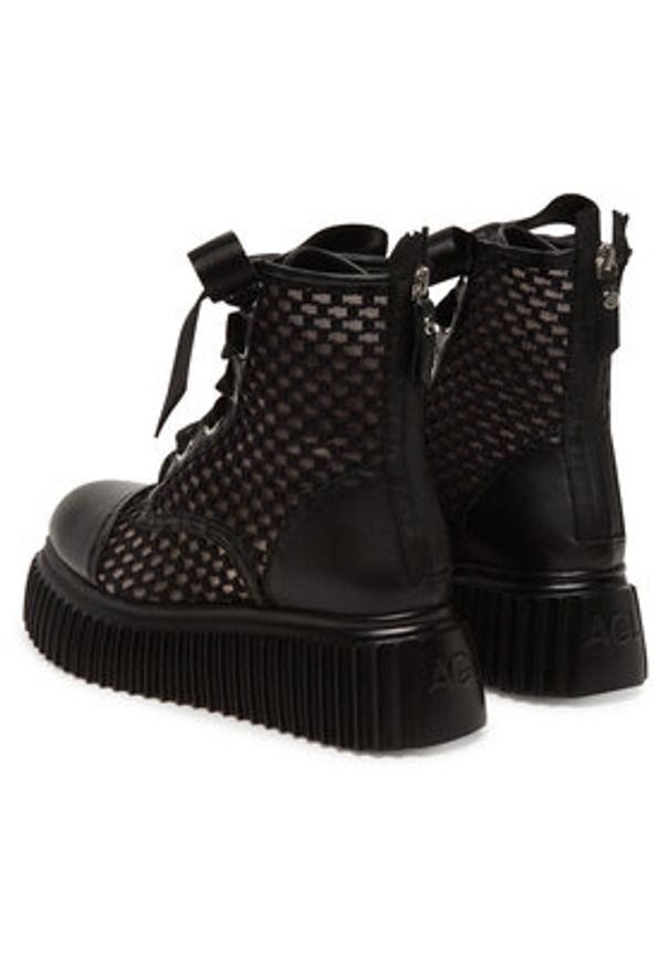 AGL Trzewiki Iggy Ghost D751563PGK77601013 Czarny. Kolor: czarny. Materiał: skóra